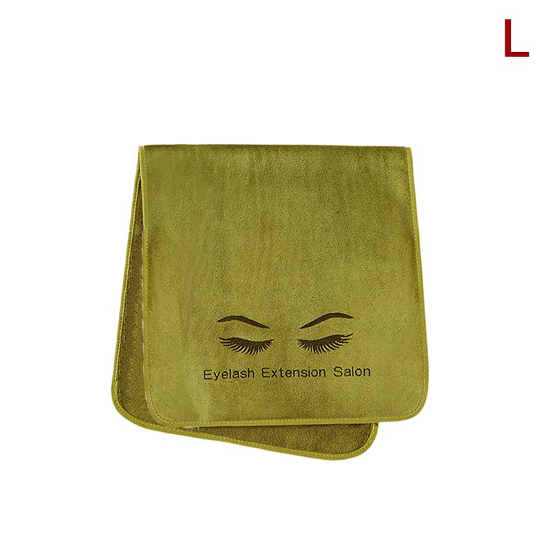 

Многоразовая повязка на голову для наращивания ресниц Подушка для ресниц Полотенце для наращенных ресниц Салонные шапочки для волос Инструмент для спа-макияжа Аксессуары для косметической терапии 70x35cm зелёный