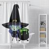 Home Shower Curtains For Bathroom Waterproof Fabric Modern Nordic Style Living Room Curtain Halloween Autumn Pumpkin Decoration