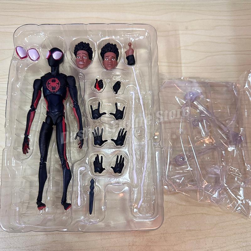 SHF Miguel O Hara Miles Gwen Action Figure PVC Movable Collection Across the Spider-Verse Figures Superhero CT O Hara Model Toys
