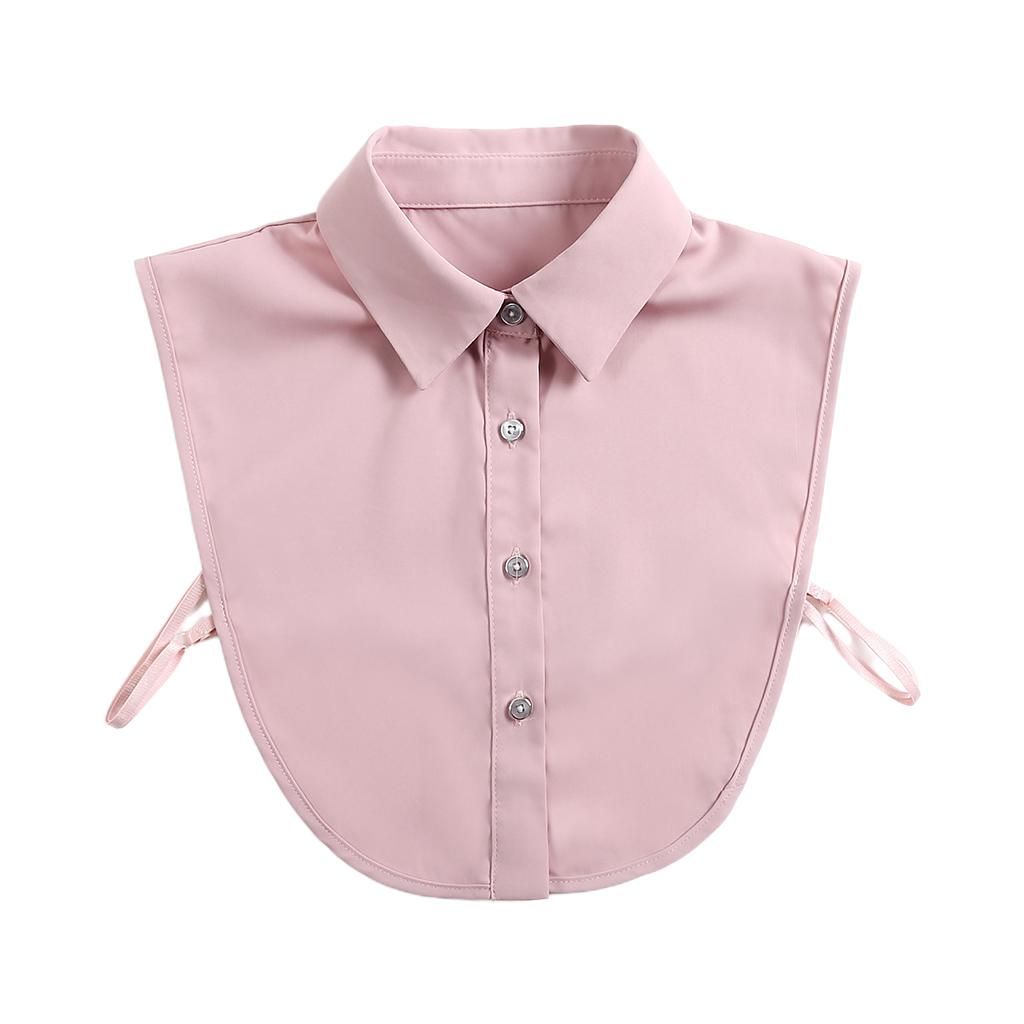 Button Down Work Lapel Half Shirt Tops 