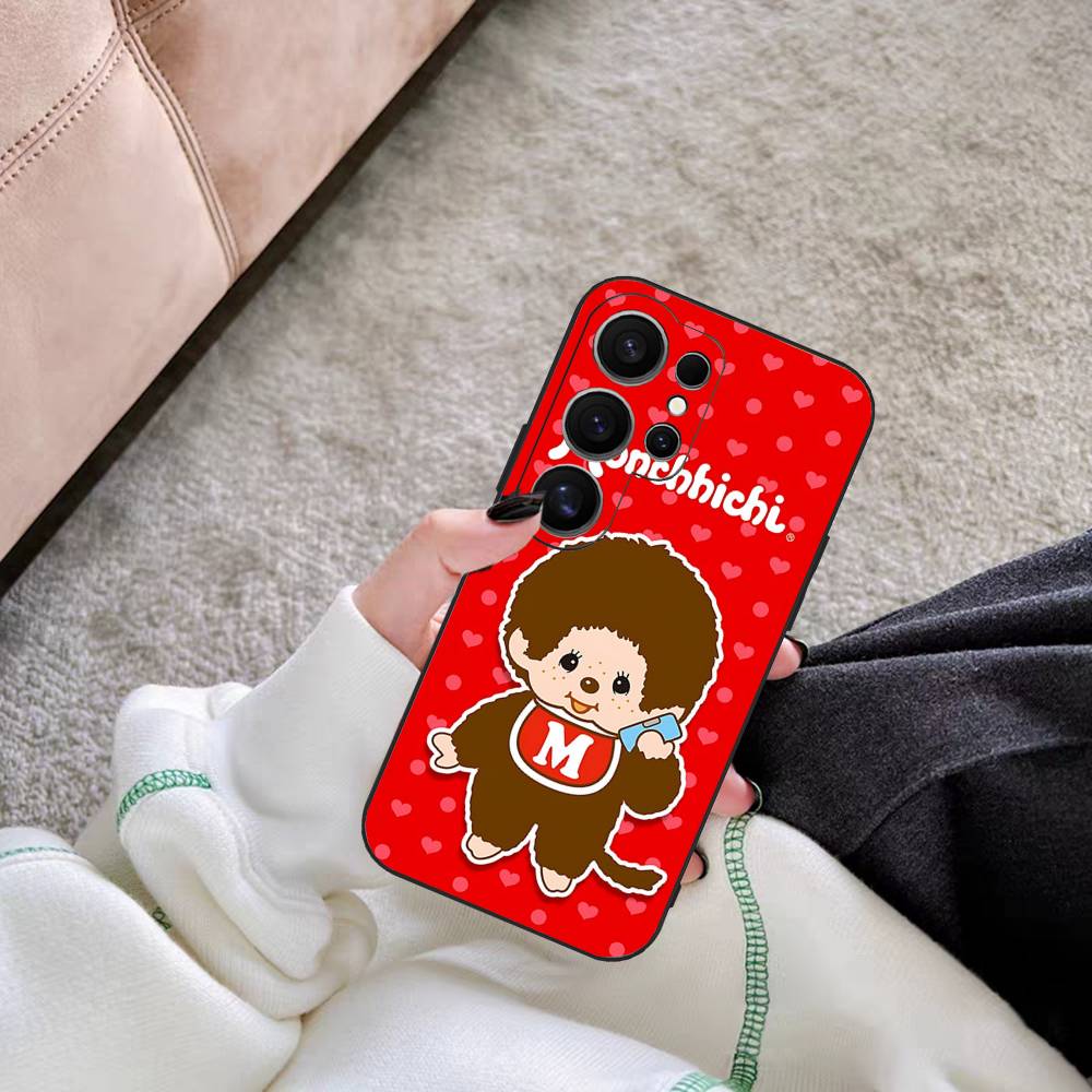 Popular Cartoon M-Monchhichis Classic Phone Case For Samsung S 24 Fe 25 Ultra Plus 20 Lite 21 30 22 23 24 22 Ultra 5G Fundas