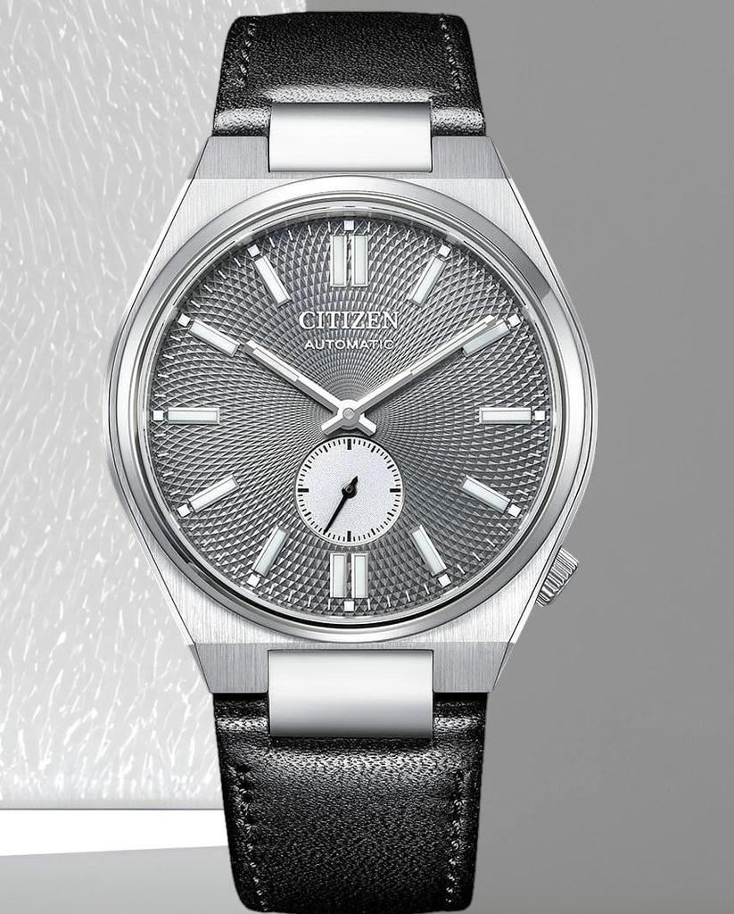 Citizen Kožené hodinky TSUYOSA s automatickou 60hodinovou rezervou energie NK5010-01H