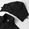 Dibinze Men's Plus Size Detachable Hood Ice Silk Breathable Summer Jacket
