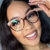 Classic Cat Eye Anti-Blue Light Glasses - Vintage Clear Lens Metal Frame Fashion Eyewear for Computer Use Cat Eye Glasses