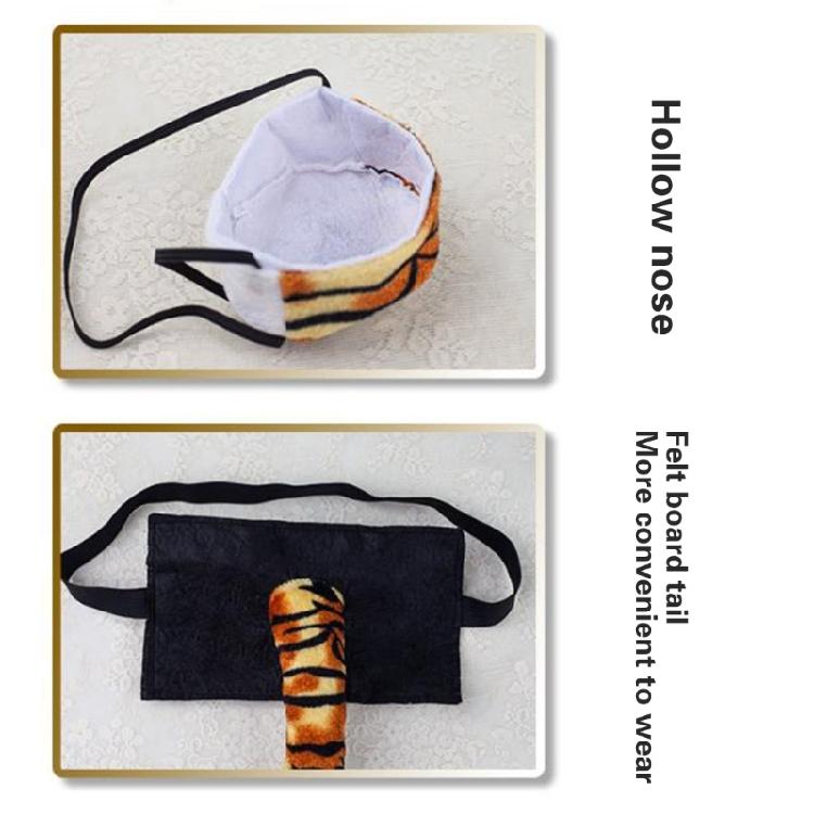 Accessori Costumi Animali di Halloween includono Cerchietto con Orecchie di Animale Coda di Animale Naso Papillon Gonna per Bambino Ragazzo Ragazza Cosplay