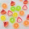 20Pcs Resin Mixed Fruits Strawberry Lemon Watermelon - For Scrapbooking Wedding Decor  Diy Jewelry Making Accessories