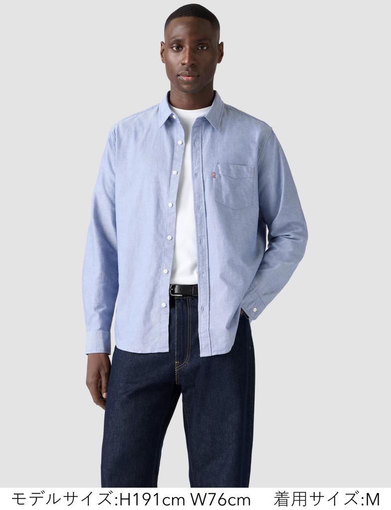 Levi's CLASSIC ONE POCKET STANDARD SHIRT long sleeve men's 85748-0059 US XL