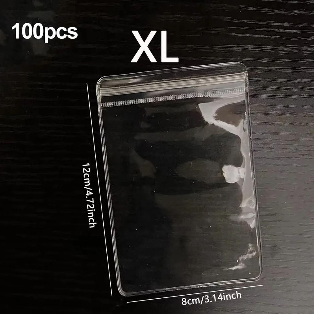 50pcs, Anti-oxidation Jewelry Bags, Clear Jewelry Zipper Bags, Small Jewelry Organizer, Ring Earring Storage Bags,