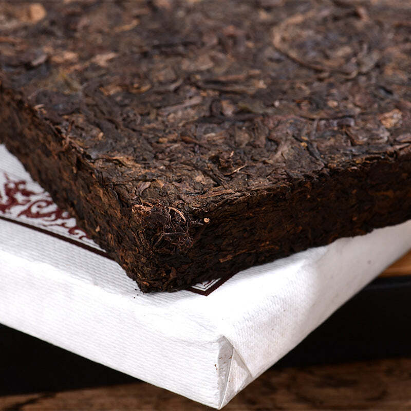 500g Yunnan Pu'er Brick Tea Aged Pu-erh Ripe Tea Premium Puerh Cooked Tea Brick