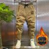 Men's Slim Fit Corduroy Harem Pants - Trendy Autumn/Winter Cropped Style