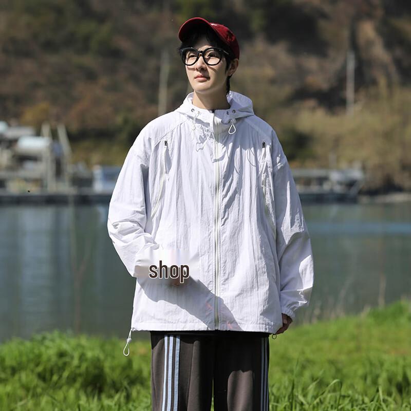 Unisex Lightweight Sun Protection Hooded Outdoor Jacket