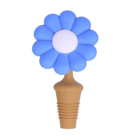 Sunflower Silicone Bottle Stopper, Creative Wine Seal for Home, Reusable Leakproof Cap for Beer Oil Bottle