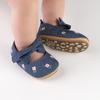 Embroidered Baby Girl Soft Sole Shoes, 3-6 Months