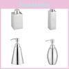 Stainless Geometric Steel Shaped Hand Sanitizer Lotion Storage Bathroom Bottle