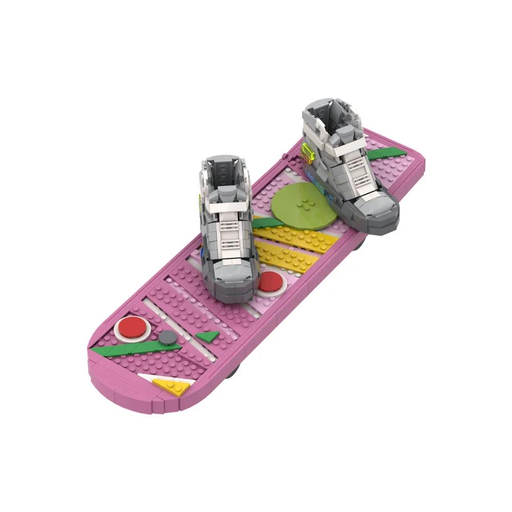 Gobricks MOC Back to the Futured Skateschuh Steine Stiefel Mag Knöchel McFly's Schuhe Bausteine Spielzeug Geschenk