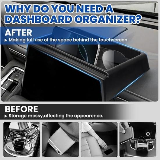 Center Console Dash Organizer for -2024 Accessories--2024 Chevy Tahoe