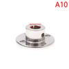 Accoppiamento Rigido a Flangia da 3mm/3.17mm/4mm/5mm/6mm/6.35mm/7mm/8mm/10mm/12mm Accoppiatore Albero Guida Motore Connettore Supporto Motore