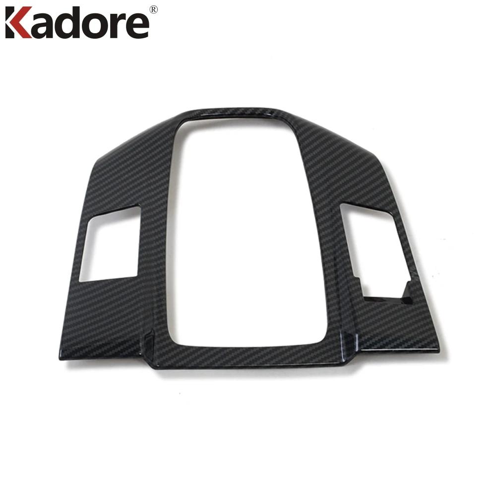 For Honda CRV CR-V 2017 2018    Carbon Fiber Car Center Console Gear Shift Box Panel Cover Trim Interior Accessories