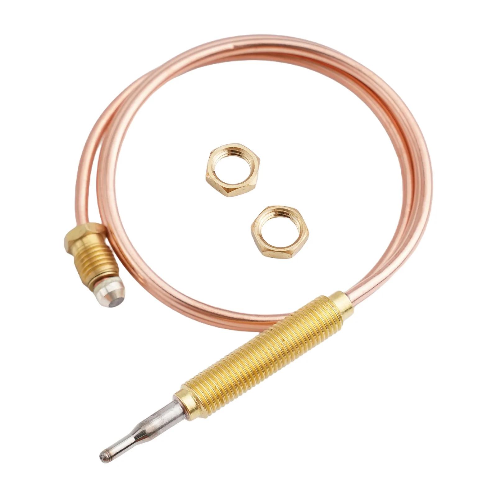 

M8 Thermocouple Common Thread Probe For Gas Burners Fireplaces BBQ Accessories 0.6m/0.9m/1.2m/1.5m For Temperature Sensing