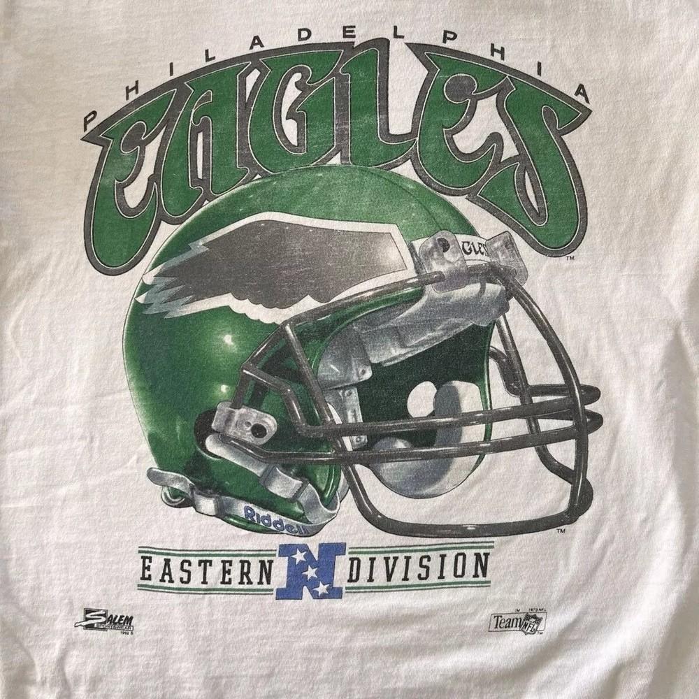 Philadelphia Eagles NFL Football 90's White Cotton T shirt Unisex S-5XL KH13801