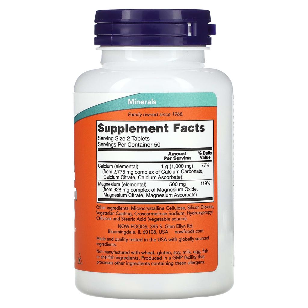 Calcium & Magnesium, 100 Tablets