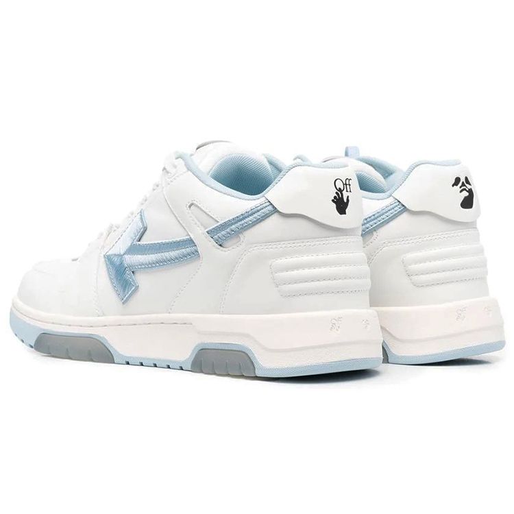 Off-White Out of Office White Light Blue Men Sneakers OMIA189S22LEA0060145