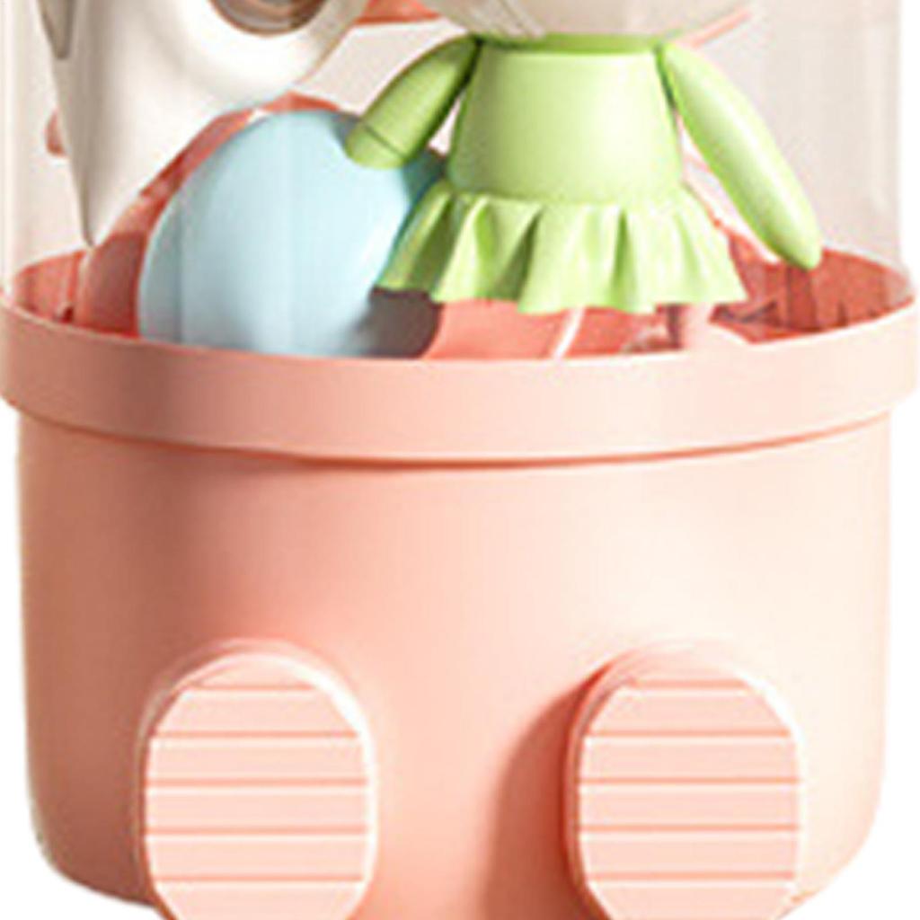 Doll Storage Box Toys Organization Plush Toy Storage Tube Transparent Plastic Stuffed Storage Cylinder with Lid Home Decor