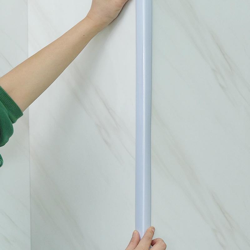 3M/Roll PVC Wardrobe Adhesive Tape Strips Buffer Tape Anti-collision Home Decorative Waterproof Self-adhesive Beauty Seam Sticker