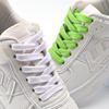 1CM Wide Flat Shoelaces - Wear Resistant Colorfast Braided Laces - Durable Replacement Shoelaces for Sneakers Boots Casual Shoes