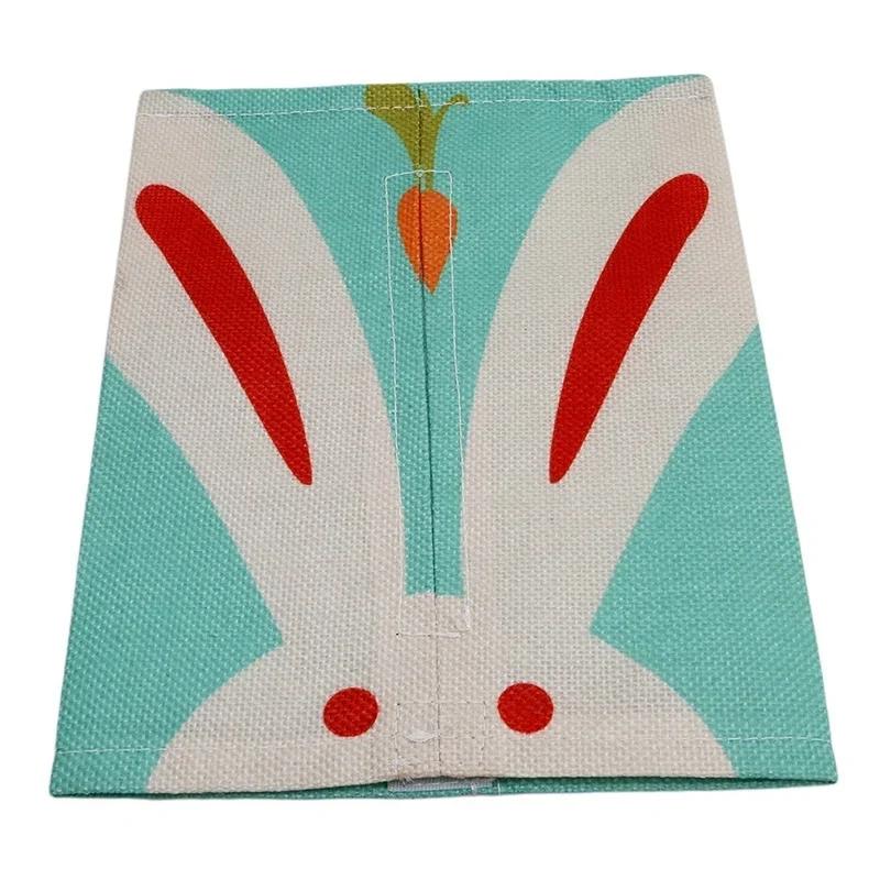 Random Color Style Cartoon Animals Cotton Linen Tissue Box Towel Napkin Dispenser Storage Bag Paper Holder Cover Tissue Case