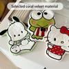Bathroom Hanging Cartoon Hand Towel Double-Layer Thickened Super Absorbent Soft Cute No Smell