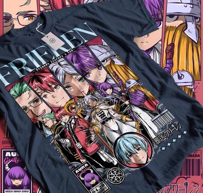 RETRO Frieren T-Shirt, Frieren Vintage Shirt, Frieren T-Shirt Fan, Frieren Tshirt, Otaku T Shirt, Anime Shirt, Manga Comic Tee
