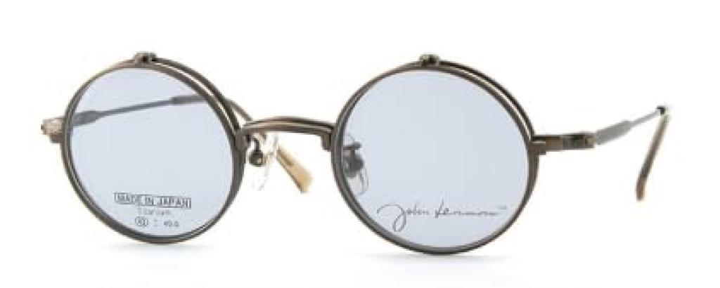 John Lennon 4 colors Made in Japan sunglasses Eyeglasses AT dark [John Lennon] JL-1111 Flip-up (c.2 brown)