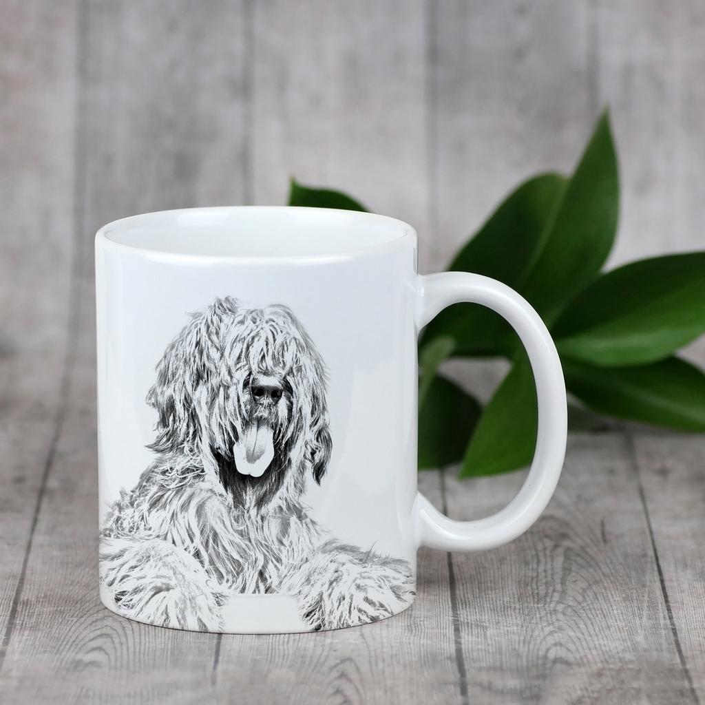 Briard, Berger de Brie – Cup with a dog, personalized cup with a print | Art-Dog