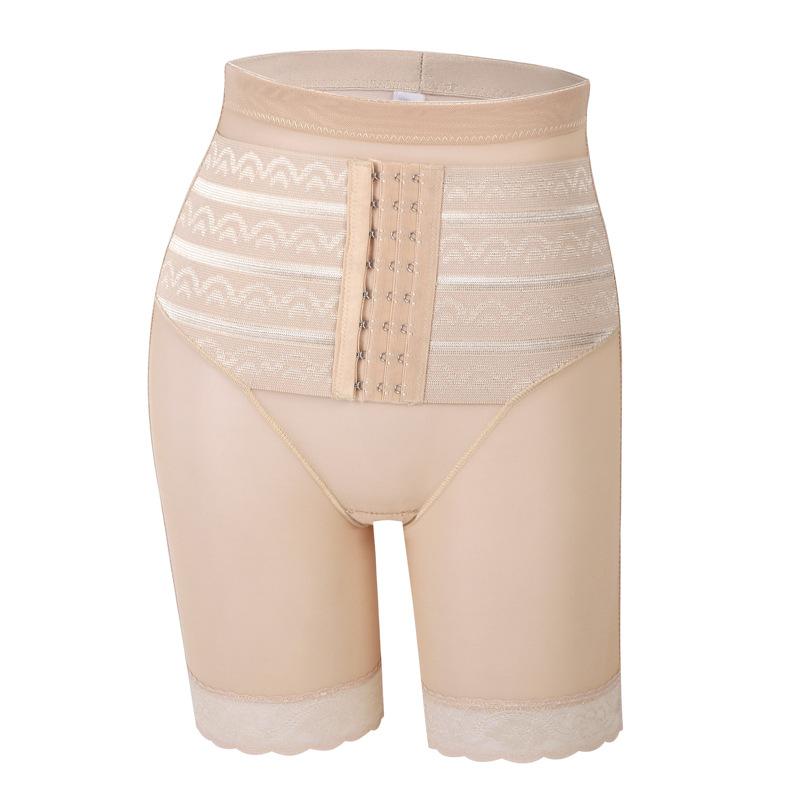 

Тренер для талии Body Shaper Плюс Размер Нижнее белье для похудения Высокая талия Трусики с плоским животом Шорты для подтягивания ягодиц Трусики для живота M-XXXL 3XL бежевый