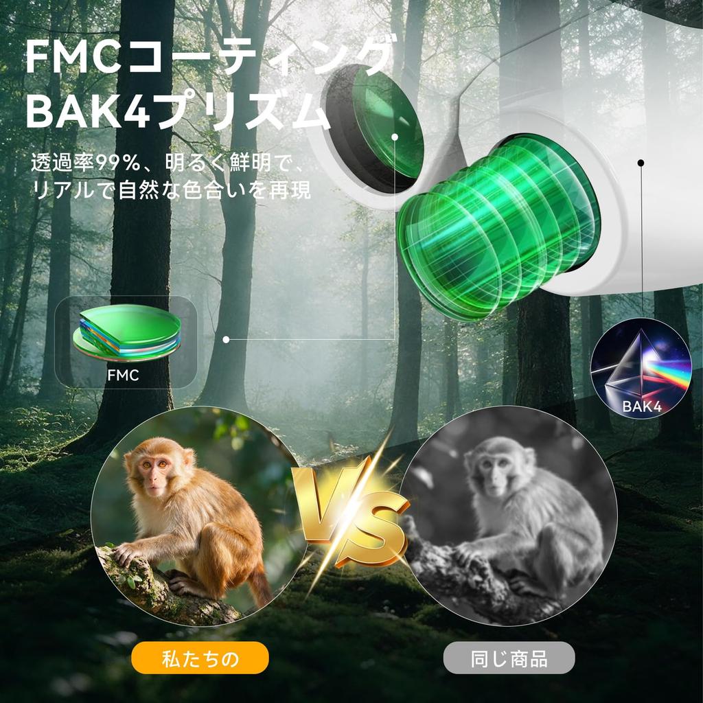Binoculars for Live 20mm large aperture field of 10x suitable for nature observation and Events eyepiece, ultra-wide view, magnification,