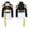 Adult Kids Halloween Rumi Cosplay Costume Black Gold Stage Costume Kpop Demon Hunters Uniform Performance Party Zoey Mira Sets