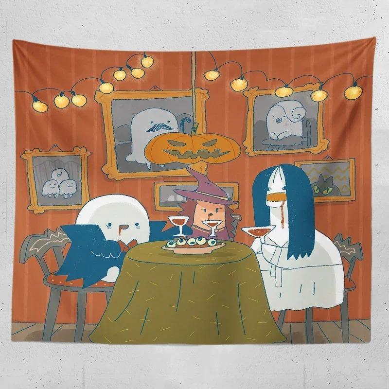 Cartoon Duck Decorative Tapestry Home Wall Living Room Office Decorative Tapestry