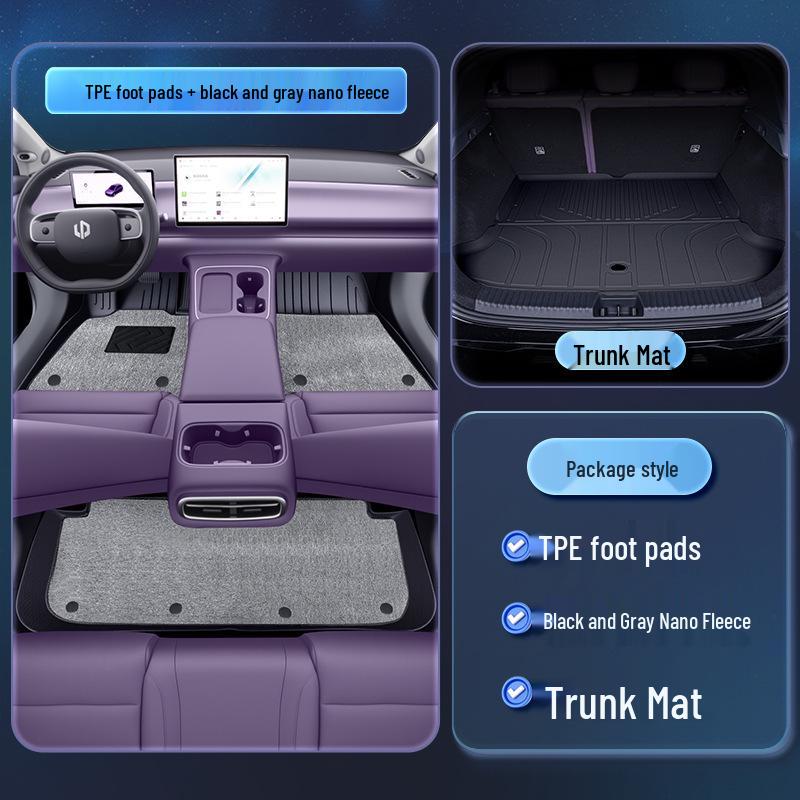 Leapmotor C10 TPE2026 Floor Mats - Complete Set for New Car Interior