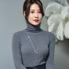 Elegant Geometric Tennis Racket Sweater Necklace Stylish Long Pendant For Women