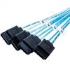 0.5m Length SFF-8643 To SATA Adapter 1.0m Length Motherboard Controller Cable