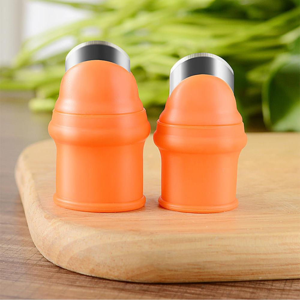 2pc Thumb Knife Finger Farm For Fruit and Vegetable Fingertips Picker Thumb Knife Finger Guard Kitchen Accessories Garden Gloves