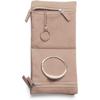 Foldable Travel Jewelry Storage Bag Multiple Compartments Clutch Bag Earrings Container  Travel