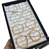 Zhuji Süßwasserperlenarmband - 5-6mm, Natürliche Farben, Hoher Glanz, Drei Farboptionen, Schlichtes Design für Damen.