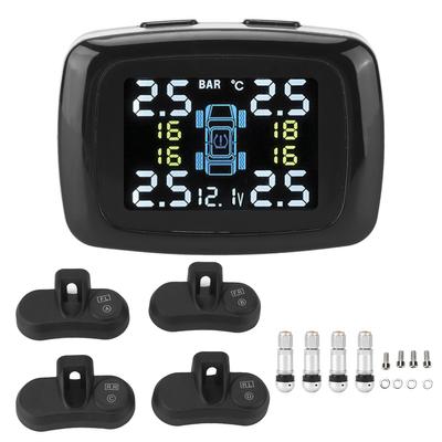 Smartes TPMS Zigarettenanzünder Reifendrucküberwachungs-Alarmsystem mit 4 internen Sensoren