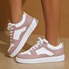 Fashion Mixed Color Platform Sneakers for Women  Lightweight Casual Lace Up Shoes Woman Non Slip Jogging Vulcanized Shoes