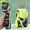Comfortable Military Shock-Absorbing Insoles: Long-Lasting Support, Odor Resistant, Breathable, Massage Effect for Tired Feet
