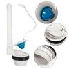 Simple & Quick Install Flush Valves Space Saving Plastic Flush Valves Toilet Tank Accessories for Household Office
