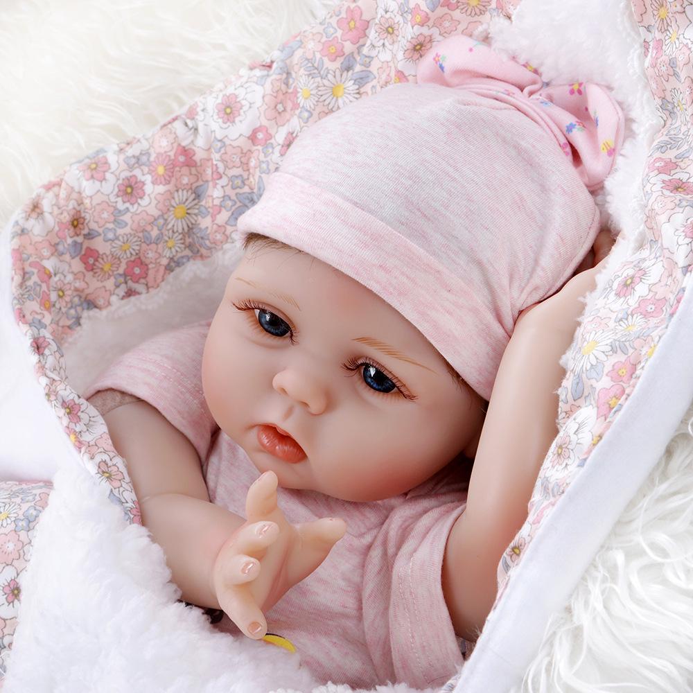NPK 55cm Realistic Soft Rubber Baby Doll - Cute and Lifelike