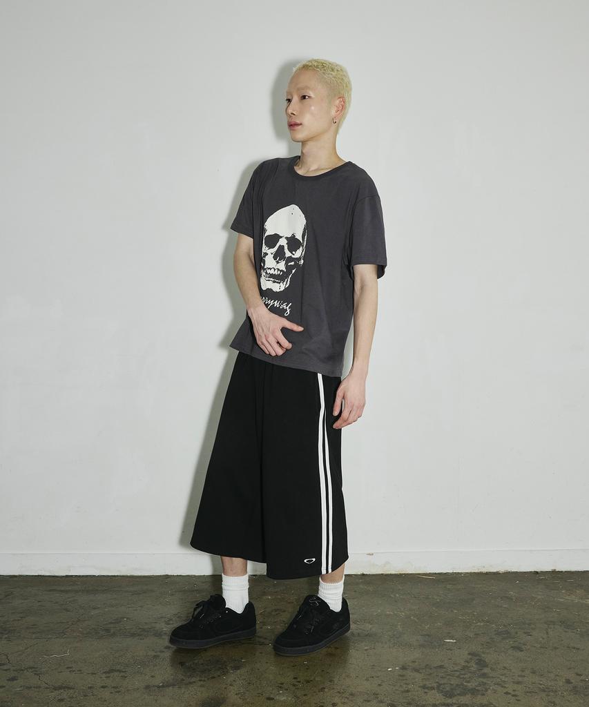 SCALLYWAG Long Bermuda Line Training Shorts [Black]